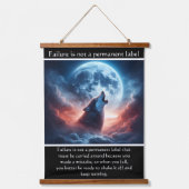 ティンバーウルフハウズムーンライトセレナーデ 吊り下げ型タペストリー (正面)