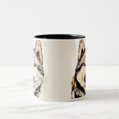 ティンバーウルフポートレート ツートーンマグカップ (中央)