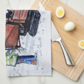 ティンバーウルフ木材チッパー キッチンタオル (四つ折り)