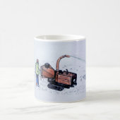 ティンバーウルフ木材チッパー コーヒーマグカップ (中央)