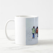 ティンバーウルフ木材チッパー コーヒーマグカップ (左)