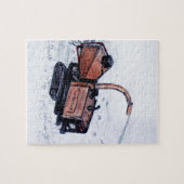 ティンバーウルフ木材チッパー ジグソーパズル (横)