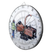 ティンバーウルフ木材チッパー ダーツボード (正面右)