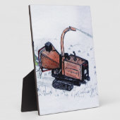 ティンバーウルフ木材チッパー フォトプラーク (側面)