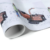 ティンバーウルフ木材チッパー ラッピングペーパー (ロールコーナー)