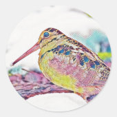 ティンバードルステッカー ラウンドシール (正面)