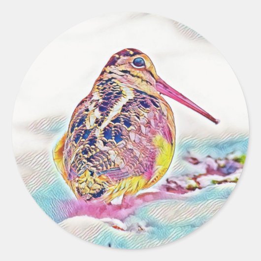 ティンバードル大ステッカー ラウンドシール (正面)