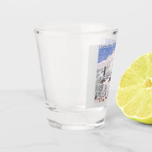 ティンバーラインロッジ~山フードピロー ショットグラス (左)