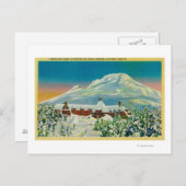 ティンバーラインロッジin冬アットマウントフッド ポストカード (正面/裏面)