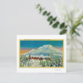 ティンバーラインロッジin冬アットマウントフッド ポストカード (スタンド正面)