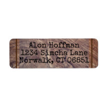 ティンバーライン差出人住所ラベル