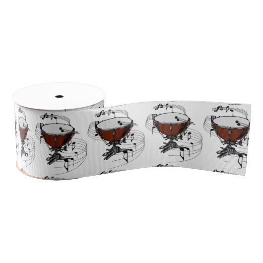 ティンパニー(やかんのドラム) グログランリボン (リール)