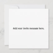 ティンフォイルハット時間 招待状 (裏面)