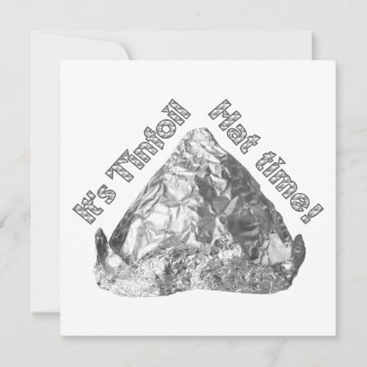 ティンフォイルハット時間 招待状 (正面)