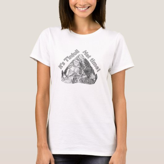ティンフォイルハット時間 Tシャツ (正面)