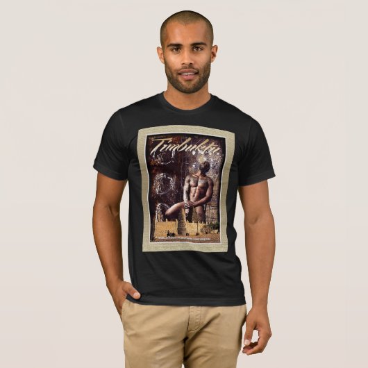 ティンブクトゥシティー金ゴールド Tシャツ (正面フル)