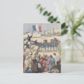 ティンブクトゥフランスのでの旗揚げ ポストカード (スタンド正面)