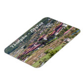 ティンプーの王宮 – ブータン マグネット (左側)