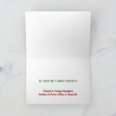 ティンホイッスルクリスマスクラシックヴィンテージレトロ シーズンカード (内部)