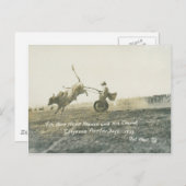 ティンホルン・ハンク・キーナンと彼の戦車。 ポストカード (正面/裏面)