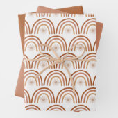 ティンリーボヘミアンテラコッタレインボーサン ラッピングペーパーシート (インサイチュ)