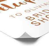 ティンリーボホテラコッタサンレインボーブライダルシャワー ポスター (角)