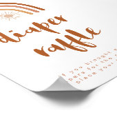 ティンリーボホテラコッタレインボーおむつラッフルサイン ポスター (角)