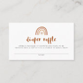 ティンリーボホテラコッタレインボーサンオムツラッフル プレイスカード (正面)