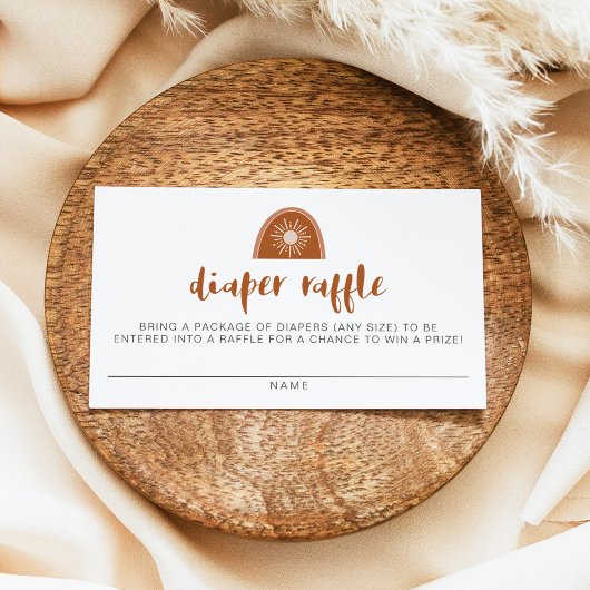 ティンリーボホテラコッタレインボーサンオムツラッフルP プレイスカード