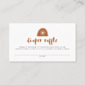 ティンリーボホテラコッタレインボーサンオムツラッフルP プレイスカード (正面)