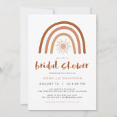 ティンリーボホテラコッタレインボーサンブライダルシャワー 招待状 (正面)