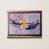 ティン抽象芸術芸術 ジグソーパズル (横)