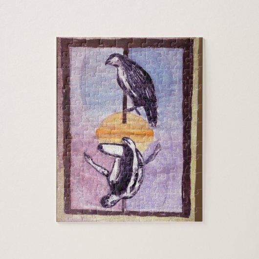 ティン抽象芸術芸術 ジグソーパズル (縦)