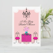 ティーお洒落パーティの招待状 招待状 (スタンド正面)