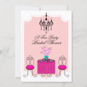 ティーお洒落パーティの招待状 招待状 (正面)