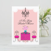 ティーお洒落パーティの招待状 招待状 (スタンド正面)