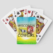ティーのウィスコンシンの女性のカーボーイ トランプ (裏面)