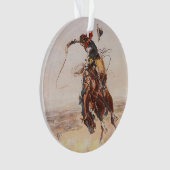 ティーのカウボーイの生命 オーナメント (正面)