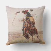 ティーのカウボーイの生命 クッション (裏面)