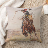 ティーのカウボーイの生命 クッション (ブランケット)