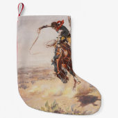 ティーのカウボーイの生命 スモールクリスマスストッキング (正面)