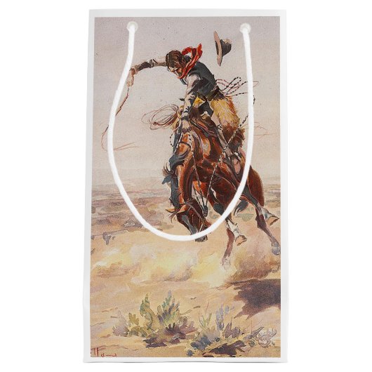 ティーのカウボーイの生命 スモールペーパーバッグ (正面)