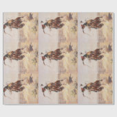 ティーのカウボーイの生命 ラッピングペーパー (フラット)