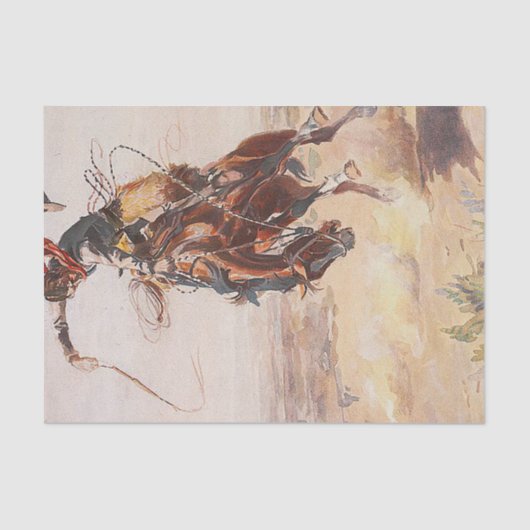 ティーのカウボーイの生命 薄葉紙 (正面)