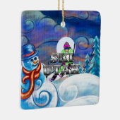 ティーのスキーユタ セラミックオーナメント (右)