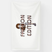 ティーのファッションの版 横断幕 (縦)