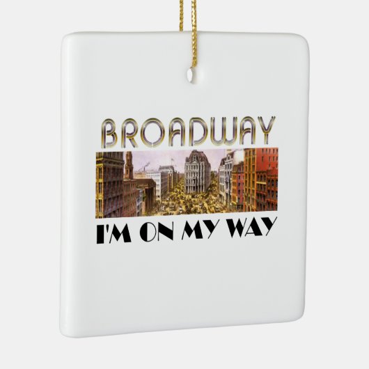ティーのブロードウェイの星のオーナメント セラミックオーナメント (右)
