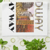 ティーのブロードウェイの星 キッチンタオル (折り畳み)