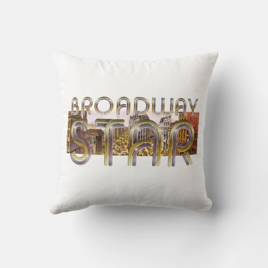 ティーのブロードウェイの星 クッション (裏面)