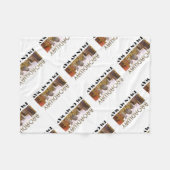 ティーのブロードウェイの星 フリースブランケット (正面(横))